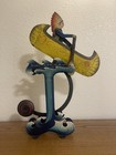 Kinetic Pendulum Native American Indian Chief Rowing Canoe Metal Folk Art A m 