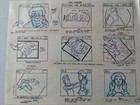 Fat Albert Animation Cel Production Art Cartoons Storyboard Halloween Special I5
