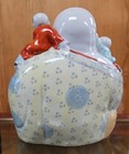 Vintage Chinese Famille Rose Porcelain Laughing Buddha With Five Children
