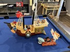 Vintage 1994 Fisher Price Great Adventures Pirate Ship W figures