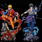 Naruto Sasuke Anime Collectible Figure 23cm Pvc Statue Shippuden Toy