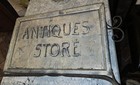 Antique C 1910 Hanging Wood  17   2 Sided Sign Wrought Iron  30   Bracketed Rare