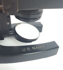 Vintage World War Ii Bausch   Lomb Us Navy Brass Microscope Ww2 Ul884 1937-1942