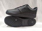 Nike Men s Court Vision Low Triple Black Sneakers-assorted Sizes Nwb Cd5463-002