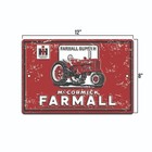Farmall Tin Sign Metal Tractor Farm Usa Vintage Farming New Look Decor Made