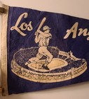 Los Angeles Dodgers 1950 s Vintage Full Sized Pennant La Memorial Coliseum