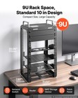 Vevor 9u Network Rack 7 87 Inch Depth Open Frame Server Rack For 10 Inch Network