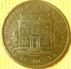 1842 Canada  Bank Of Montreal One Penny Bank Token N  10125