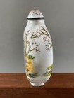 Old Chinese Cloisonne Snuff Bottle Hand Painting Character Story Picture