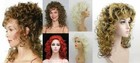 Victorian Lady Wig Gibson Girl Soft Bang Curly Marie Antoinette Queen Elizabeth