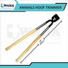 34  Heavy Duty Animal Hoof Trimmer With Wooden Handle And 5  Black Cutting Head