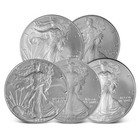 1 Oz American Silver Eagle Coin  random Year - Lot Of 10 