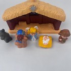Fisher Price Little People Nativity Set 2002 Incomplete 5 Figures And Manger