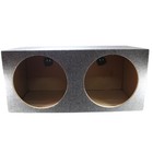 Dual 15    Sealed Carpeted Subwoofer Box Made W  Heavy-duty Mdf Construction