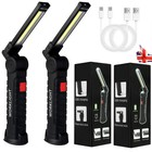 Cob Work Light Rechargeable Led Magnetic Cob Inspection Torch  Type-c Cordless