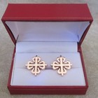 Rose Gold Concessionaire Cufflinks With Gift Box
