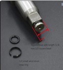 1 2 3 4 1  Air Impact Wrench Parts Front Axle Head Snap Ring Shaft Head Spring