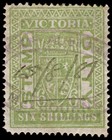 4236 Victoria Sg271a 6s Light Green  Stamp Duty  1891  Sc  Ar44 Mi St24 Fine Use