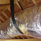Master Flow 8 In  X 25 Ft  Insulated Flexible Duct R8 Silver Jacket