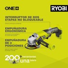 Ryobi 5133001903 R18ag-0 One  Cordless Angle Grinder Angled