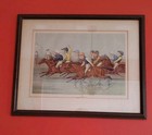 The Winning Post Vanity Fair London Lithograph With Authentication  3014 Uk