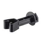 25pcs Electric Fence Insulators For Chain Link Fencing  Extended Black