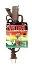 4ft Brown Electrical Extension Cord Power Wire 2 Prong 3-way Electric Adapter