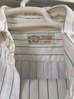 Vtg  Riverside Coca Cola Coke Uniform 15 1 2 M Striped Shirt   Pants Sprite Tab