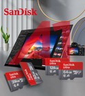 Sandisk Ultra 128gb Microsdxc Memory Card Class 10 Uhs-i 120mb s With Adapter