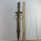 European Roman Style Decor Sword scabbard Stainless Steel Blade Egypt Themed Vtg