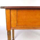 Antique Kitchen Work Table With Large Drawer And Removable Top