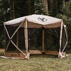Gazelle Tents G6 6-sided Portable Gazebo  8-person   Table  Desert Sand  Gg602ds