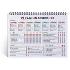 Adhd Cleaning Planner editable Home Plan daily weekly  Letter  White