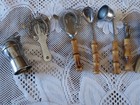 Vintage Barware Some Bamboo Handled 7 Piece Set Bar Utensils Tools Made In Japan