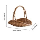 Floral Basket Wicker Flower Arrangement Storage Basket Large Food