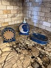 Springmaid 3pc Celestial Stars Bathroom  Soap Dish Toothbrush Holder Lotion Pump