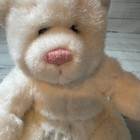 Build-a-bear Cream And Pink Stuffed Animal Early 2000 s Edition Y2k