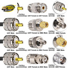 Ham Radio Coax Cable  Rg58 50 Ohm  23m  75ft   Pl259 Male To So239 Female  With
