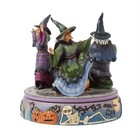 Jim Shore Witches Rotating Cauldron Figure-a-haunting We Will Go 6016640 New
