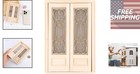 Craft-quality 1 12 Scale Wooden Door For Miniature Dollhouses - 5 3 X 7 7 Inch