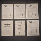 Bridge City Tool Works Paper Lot Adjustable Try Square rs-18 Measurement System 