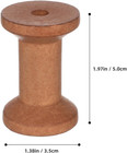 20pcs Wooden Spools For Crafts  2   Empty Thread Spools  Antique Wood Ribbon Spo