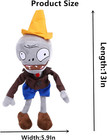 12  1 Pcs Pvz Plant And Zombies Plush Brown Coat Toys Stuffed Soft Doll