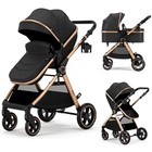 2-in-1 Convertible Baby Stroller For Newborn To Toddler  Lightweight   Compact