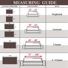 Throw Furniture Cover Blanket  Washable Slipcovers For 1 2 3 Cushion Couch Sofa
