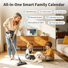 Cypid 10 1 Inch Digital Calendar Family Planner Smart Touchscreen Wood Grain