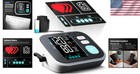 Premium Bluetooth Blood Pressure Monitor With Large Multicolor Display For Ho   
