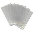 100 Large Notes Currency Sleeves 8x4 In  Clear Plastic Envelopes Storage Harris