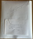 Polish Pianist Witold Malcuzynski Autographed Photo