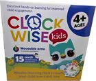 Interactive Educational Teaching Clock - Learn Time Easily  Durable Design    